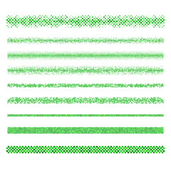 Design elements - green mosaic page dividers