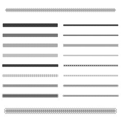 Graphic design elements - divider line set