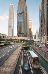 Hong Kong central business district