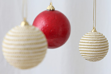 décoration de boules de noël