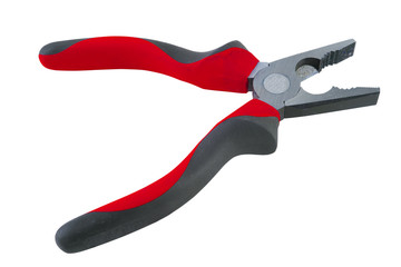 Pliers isolated on the white background