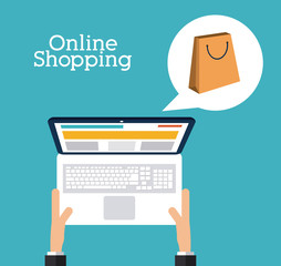 Shopping online design 