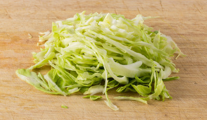 sliced cabbage