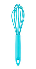 blue manual hand egg beater