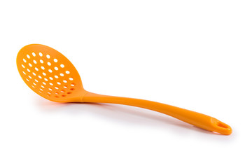  orange spoon strainer
