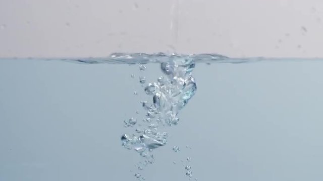 water pouring in a slow motion
