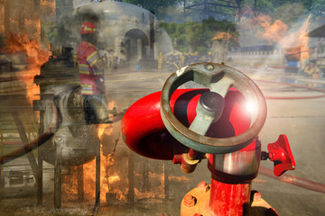 hydrant jet monitor for fire fighting