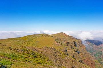 Mountain landscape near Pico do Arieiro