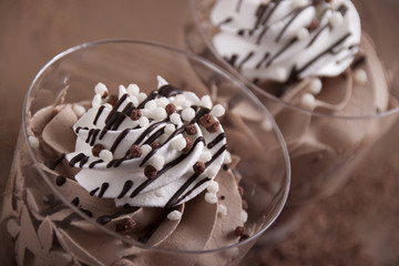 Chocolate dessert  .