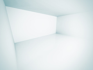 Empty White Room Space Background