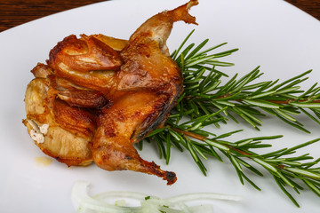 Grilled quail