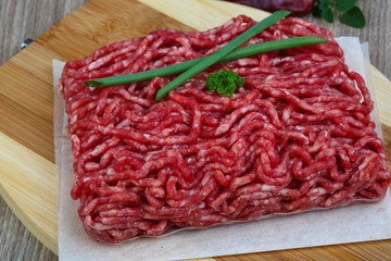 Minced beef meat