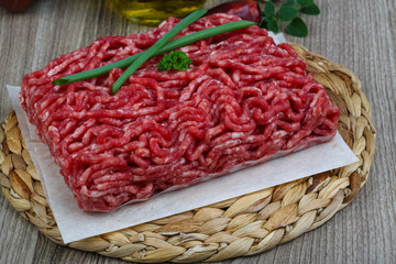 Minced beef meat