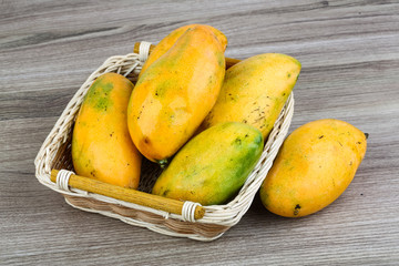 Ripe yellow mango