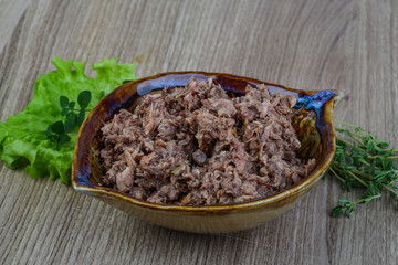 Canned tuna