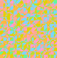 The colored circles.Vector illustration