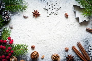 Baking christmas background © nadianb