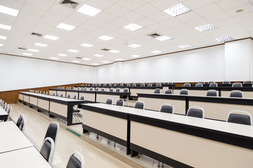 Chair in lecture room