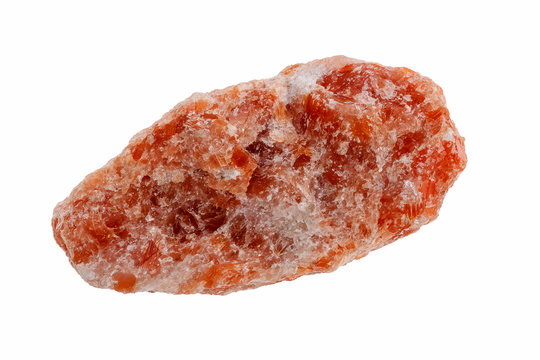 orange calcite mineral, a sample