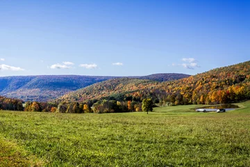 Keuken spatwand met foto Pennsylvania Mountains in the fall © bjr6464