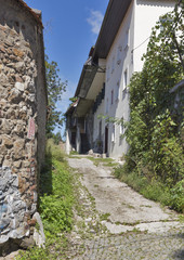 Ljubljana old narrow street
