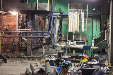 Measuring instruments in interior of power station - Poland, Pas