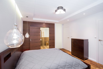 Modern style of the bedroom