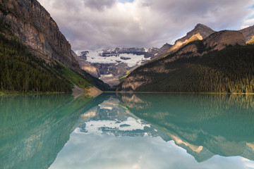First light on Lake Louise