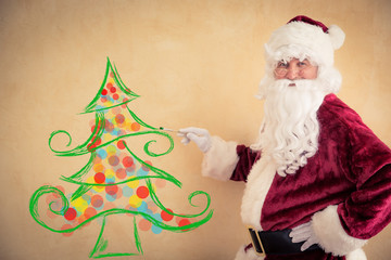 Santa Claus painter