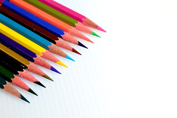 Colorful Pencils with Blank space