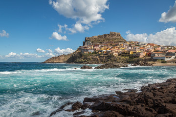 Castelsardo on northern coast of Sardinia