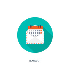 Naklejka premium Vector illustration. Envelope icon. Letter, email. Message and communication