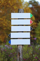 Panneaux de directions