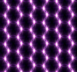 Lens Flare overlap purple ring pattern