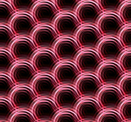 Ring lens Flare red double pattern