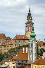 Fototapeta premium view of Cesky Krumlov, Czech republic