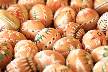 Fototapeta na wymiar easter eggs background