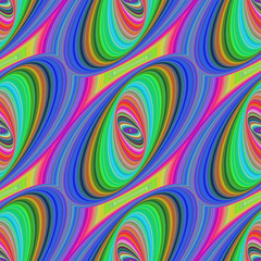 Seamless colorful ellipse pattern background