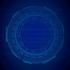 Obraz premium blue background design 