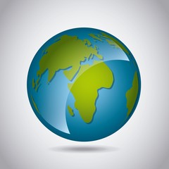 Naklejka premium earth planet background 