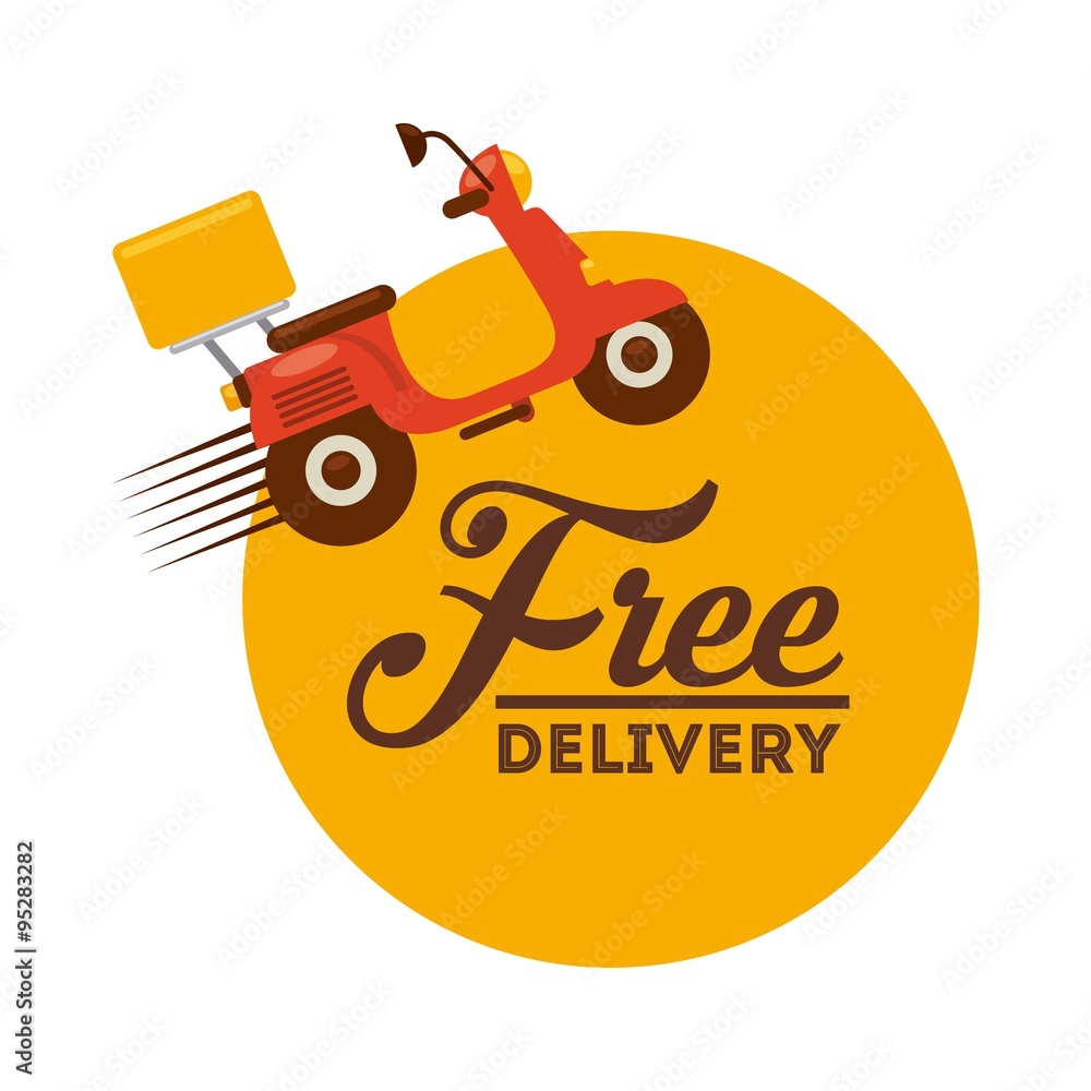 Poster food delivery design