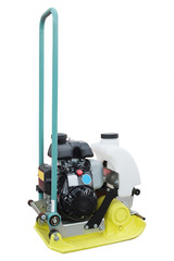 The image of road repair machine under the white background