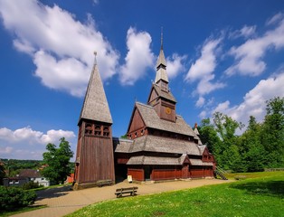 Fototapeta na wymiar Goslar Stabkirche - Goslar stave church 02