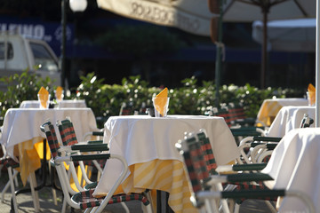 Romantic dinner and tableware