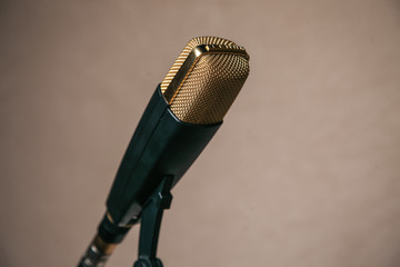 Studio microphone for recording.