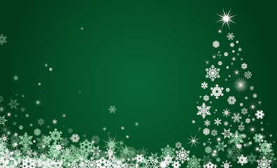 Weihnachtsbaum - Schneeflocken - 95289083