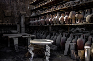 Artifacts from Pompeii