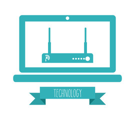 Obraz premium computer technology design 