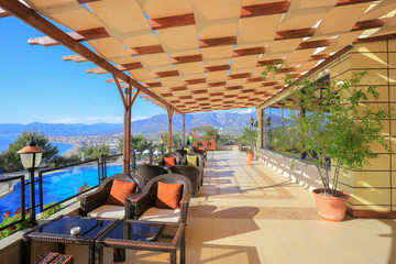 Restaurant on the terrace