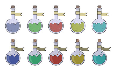 Magic potions set